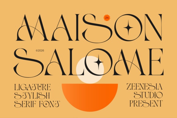 Maison Salome font preview