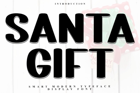 Santa Gift font preview