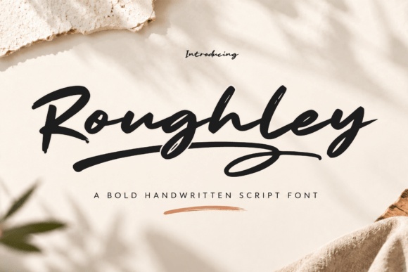 Roughley font preview by IZKcreative