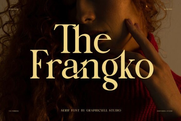 The Frangko — lettering specimen