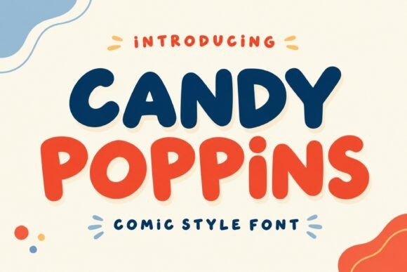 Candy Poppins font preview by Dreamspace.studio