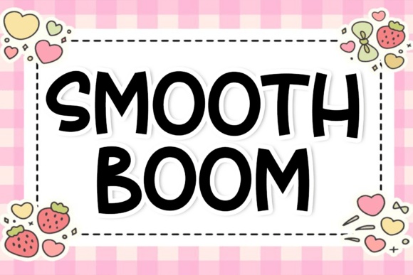 Smooth Boom font preview