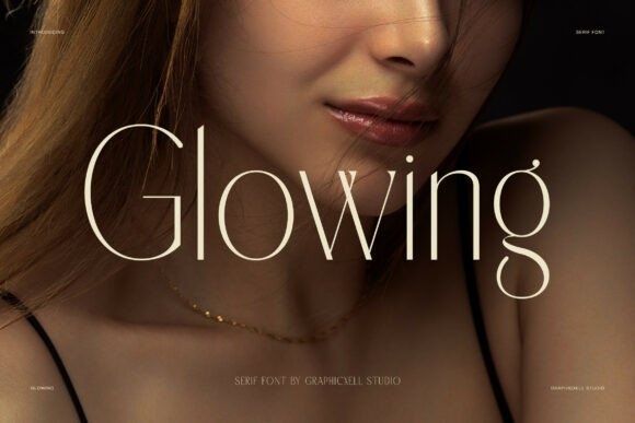 Glowing font preview by Graphicxell