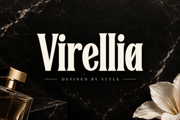 Virellia font preview by Colourful