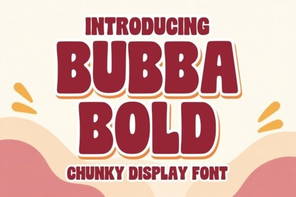 Bubba Bold font preview by Zetastock
