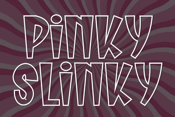 Pinky Slinky font preview