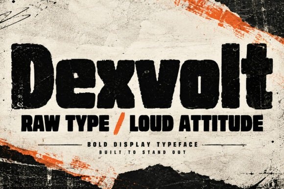 Dexvolt font preview by DREAM
