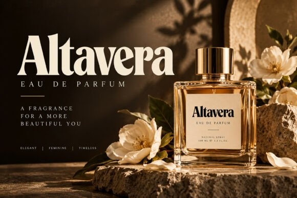 Altavera font preview by BILLI