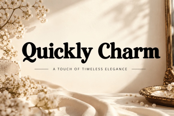 Quickly Charm font preview by DREAM