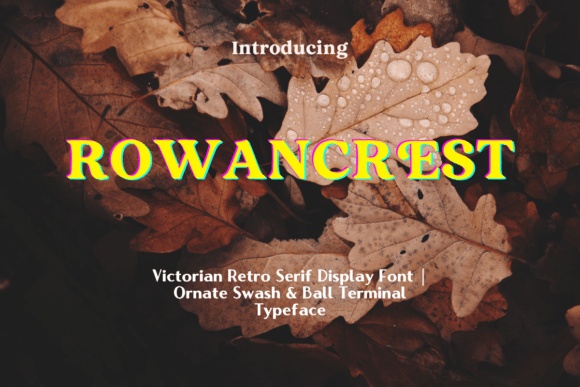 Rowancrest font preview by GraphicxPack