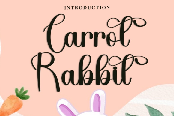 Carrot Rabbit font preview