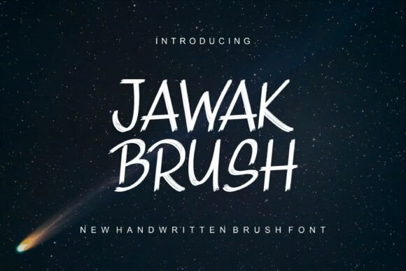 Jawakbrush font preview