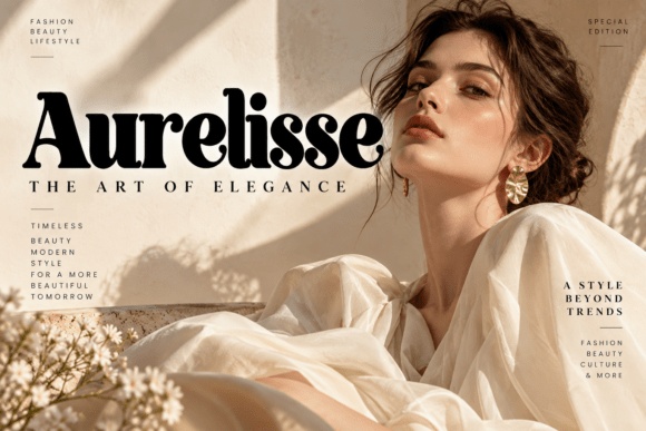 Aurelisse font preview