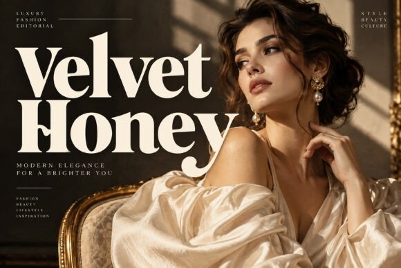 Velvet Honey font preview by BILLI