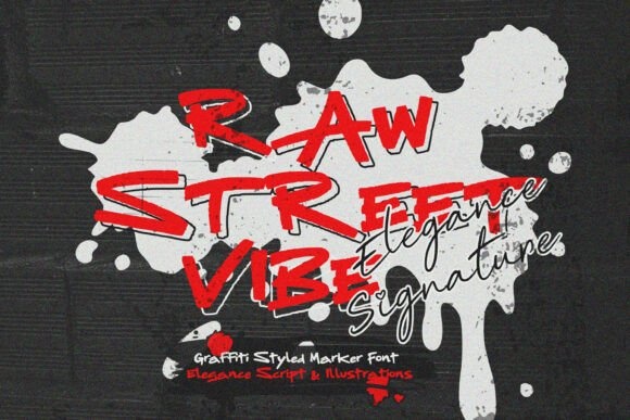 Raw Street Vibe font preview by MaxArt