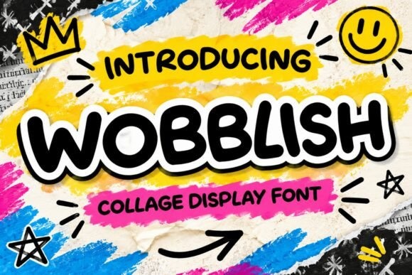 Wobblish font preview