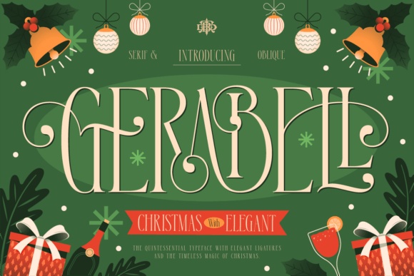 Gerabell font preview