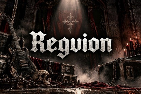 Regvion font preview
