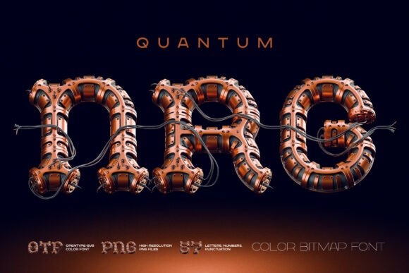 Quantum Nrg font preview