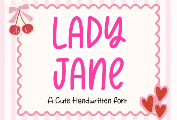 Lady Jane — lettering specimen