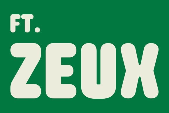 Ft Zeux font preview by wisnu cipto