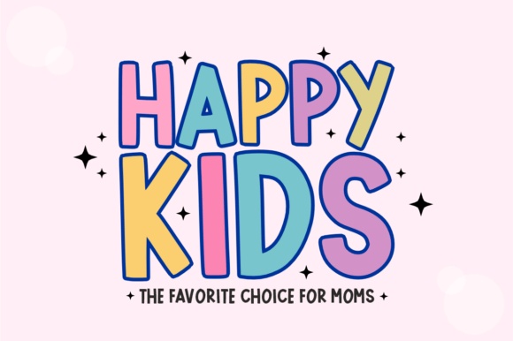 Happy Kids font preview