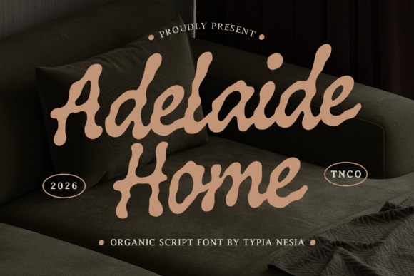 Adelaide Home — lettering specimen