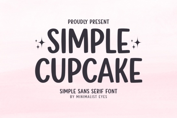Simple Cupcake font preview