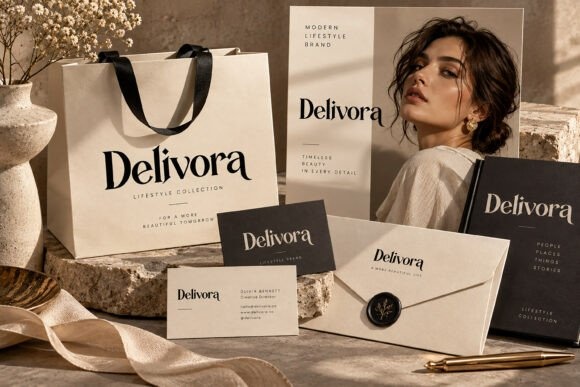 Delivora font preview by BILLI