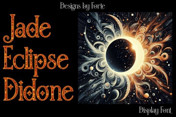 Jade Eclipse Didone font preview