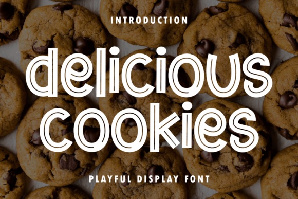 Delicious Cookies font preview