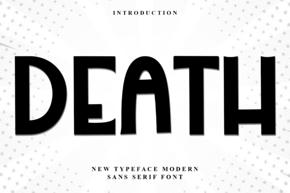 Death font preview by FreshTypeINK