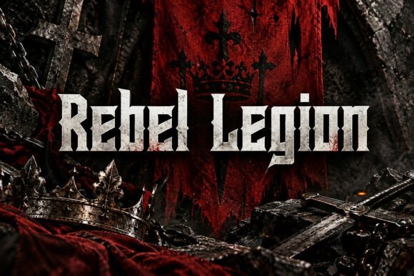 Rebel Legion font preview by BILLI