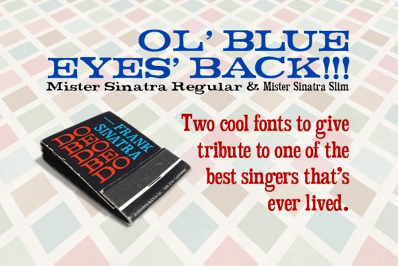 Mister Sinatra font preview