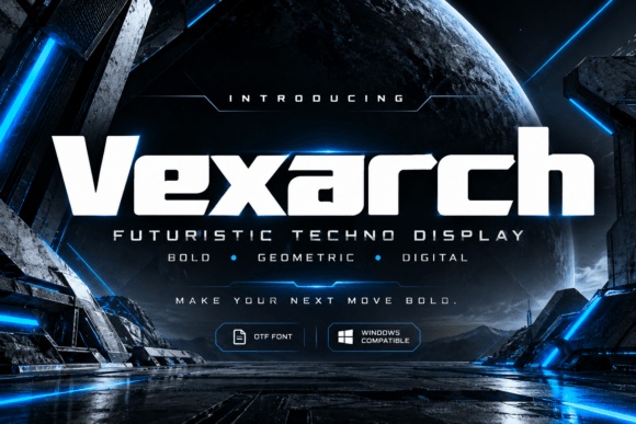 Vexarch font preview