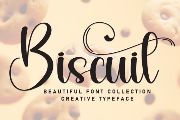 Biscuit font preview by Robbots stores