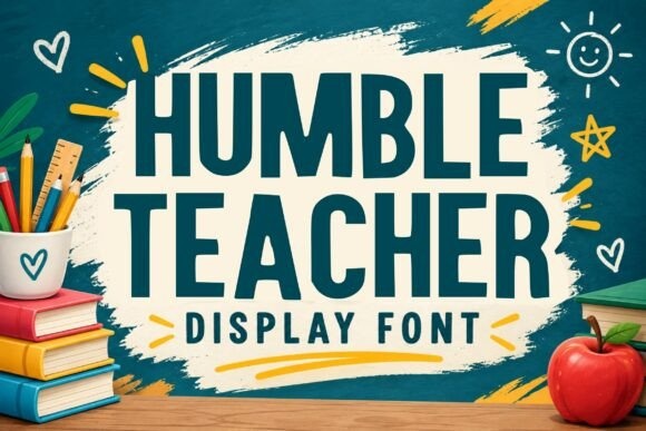 Humble Teacher font preview