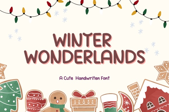 Winter Wonderlands font preview