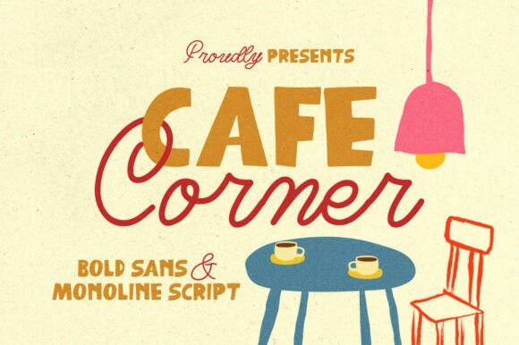 Cafe Corner font preview