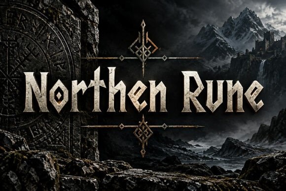 Northen Rune — lettering specimen