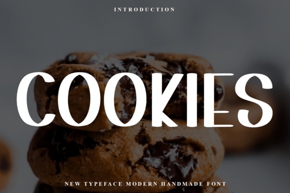 Cookies — lettering specimen