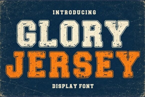 Glory Jersey font preview by WNIdesign