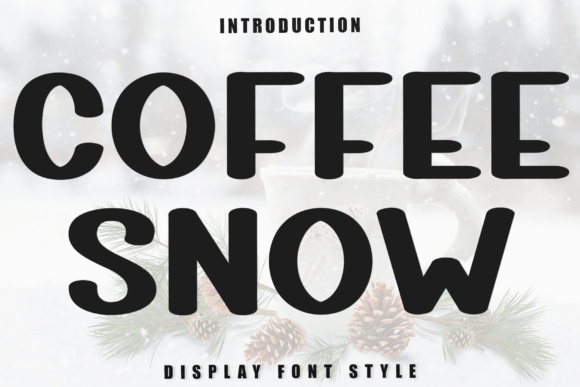Coffee Snow font preview