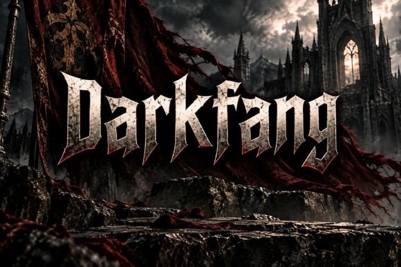 Darkfang font preview by BILLI