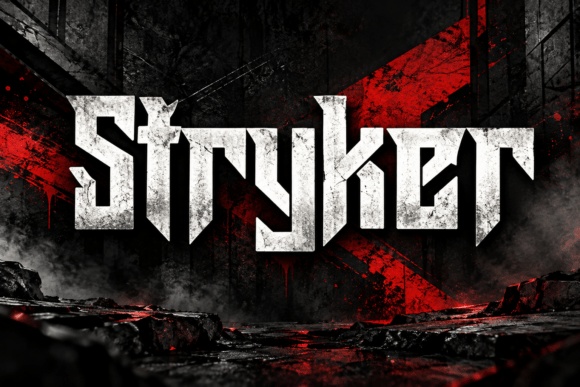 Stryker font preview by DREAM