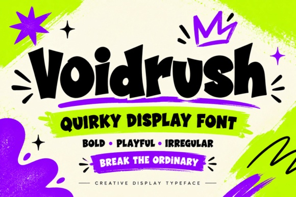 Voidrush font preview