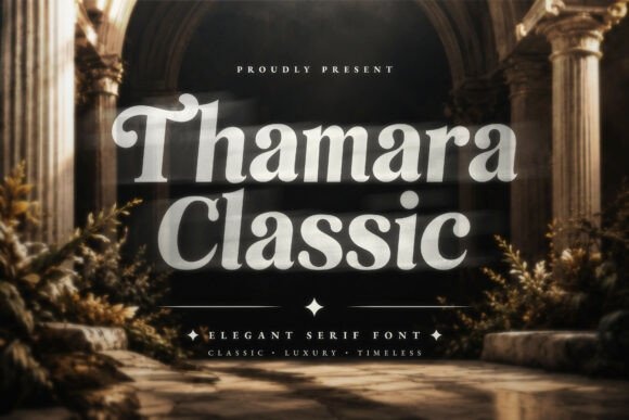 Thamara Classic font preview by Brainwave
