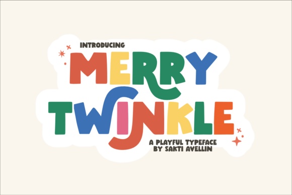 Merry Twinkle font preview