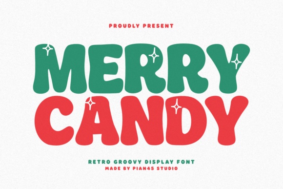 Merry Candy font preview
