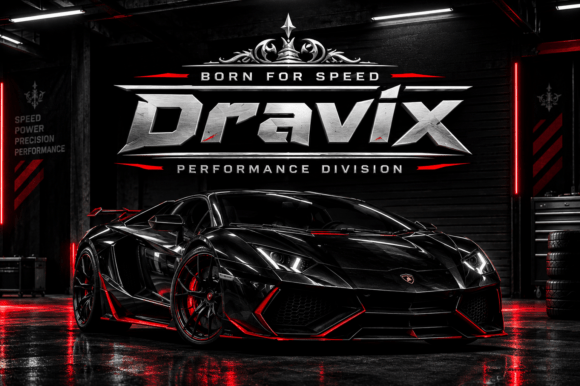 varsity fonts example: Dravix font specimen